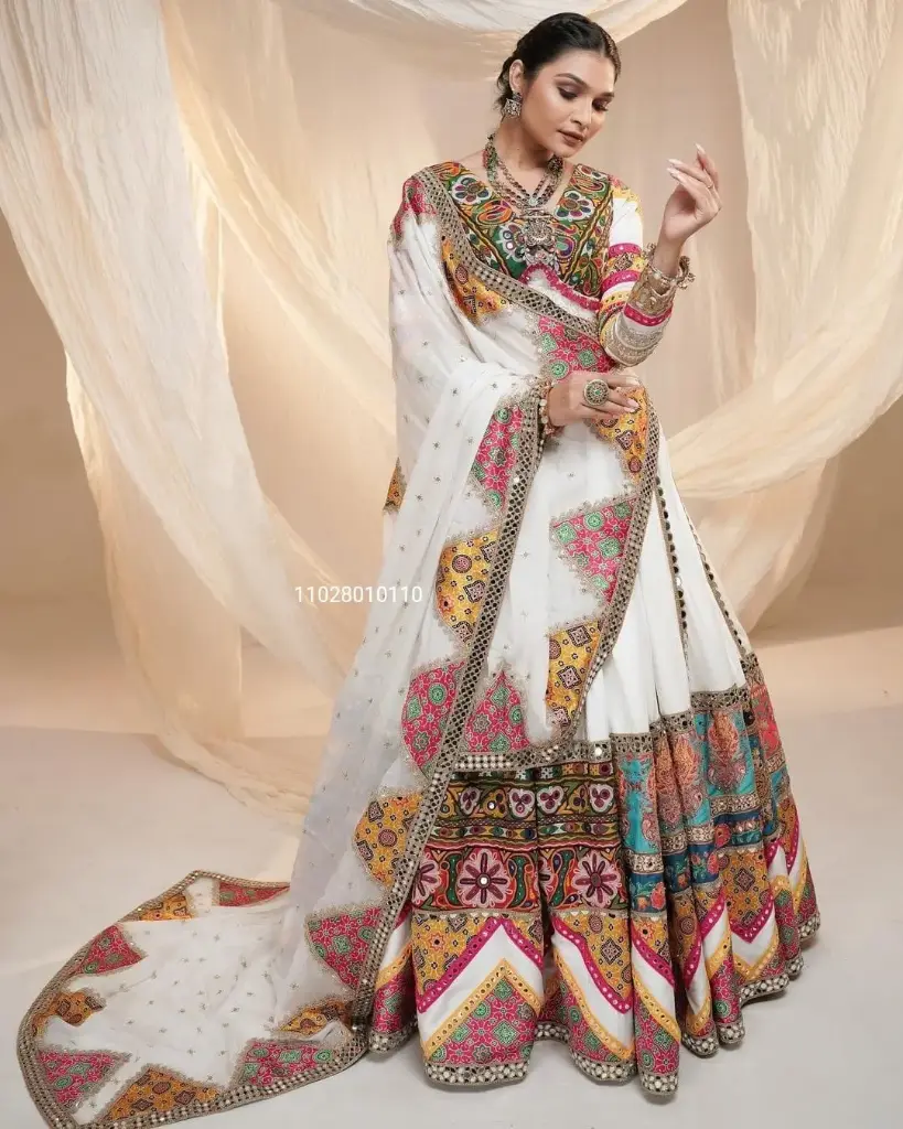 Soft Butter Silk Lehenga Choli with Dupatta