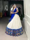 Poly Cotton  Chex With Zari Weaving Work Lehenga Choli