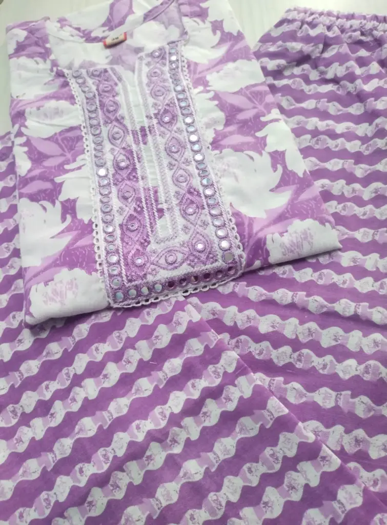Daily wear Corton Kurti Pant Dress