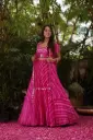 Georgette Embellished With Beautiful Digital Print Lehenga Collection