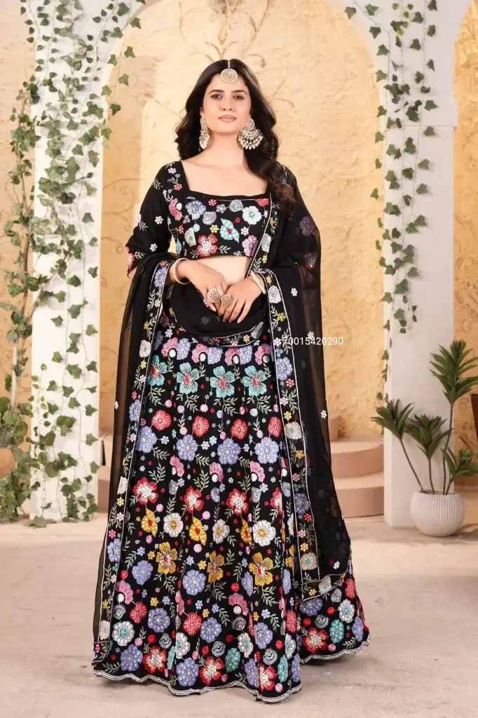 Premium Faux Georgette Designer Lehenga Collection