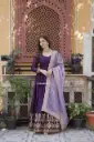 Star Georgette With Embroidery Zari & Sequins Work Designer Readymade Gown