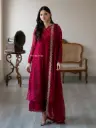 Party Wear Look Top-Pant And Dupatta With Heavy Embroidery Work