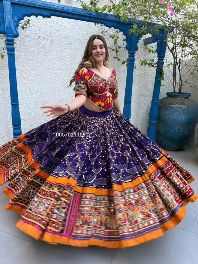 Navratri Special Heavy Maslin Cotton Chaniya Choli
