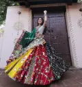 Beautiful Digital Print & Real Mirror Work Navratri Special Chaniya Choli
