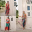 Navratri Kurti Collection Georgette With Kutchi Gamthi Mirror & Codi Lace Work