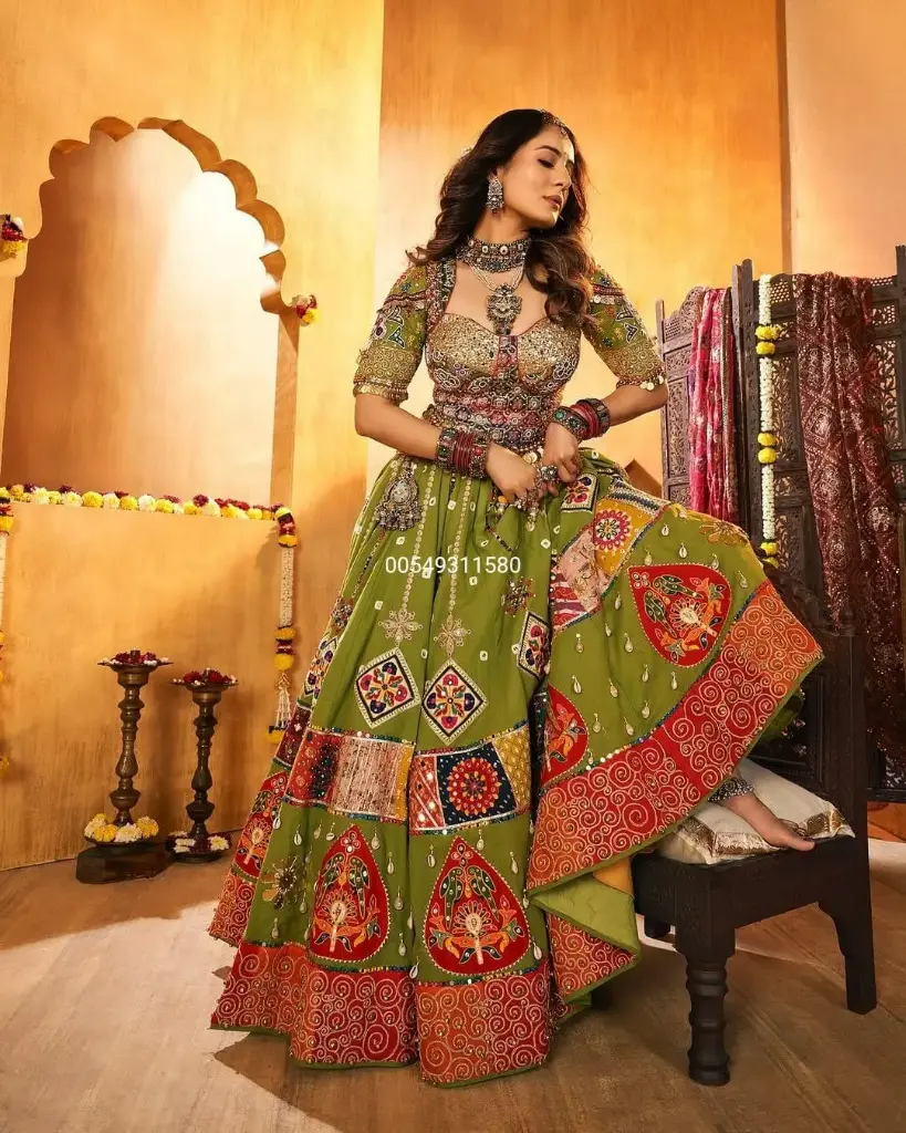 Heavy Muslin Cotton Special Chaniya Choli