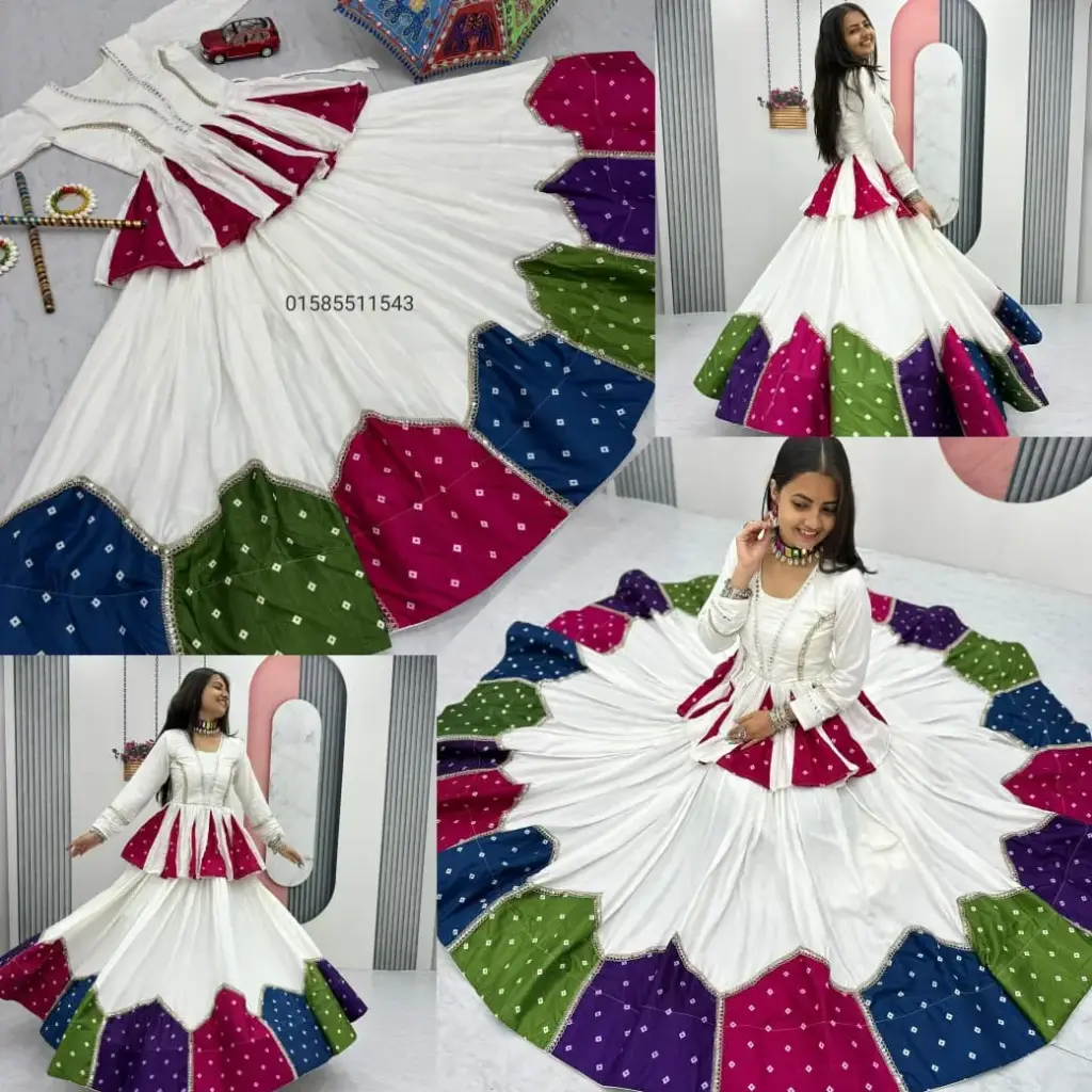 Navratri Special Pure Cotton Ready to Wear Kediyu 
