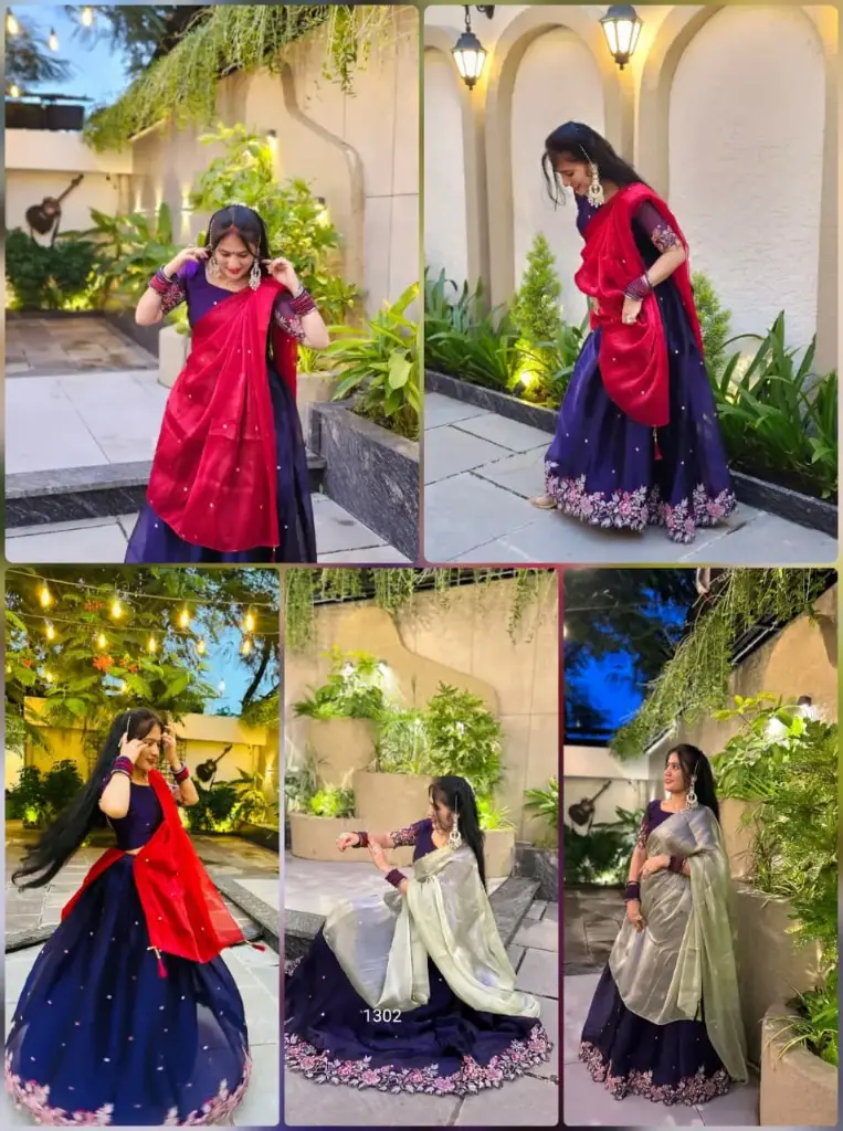 Burberry Jimmy Choo Lehenga Set With Heavy Embroidery & Gorgeous Detailing