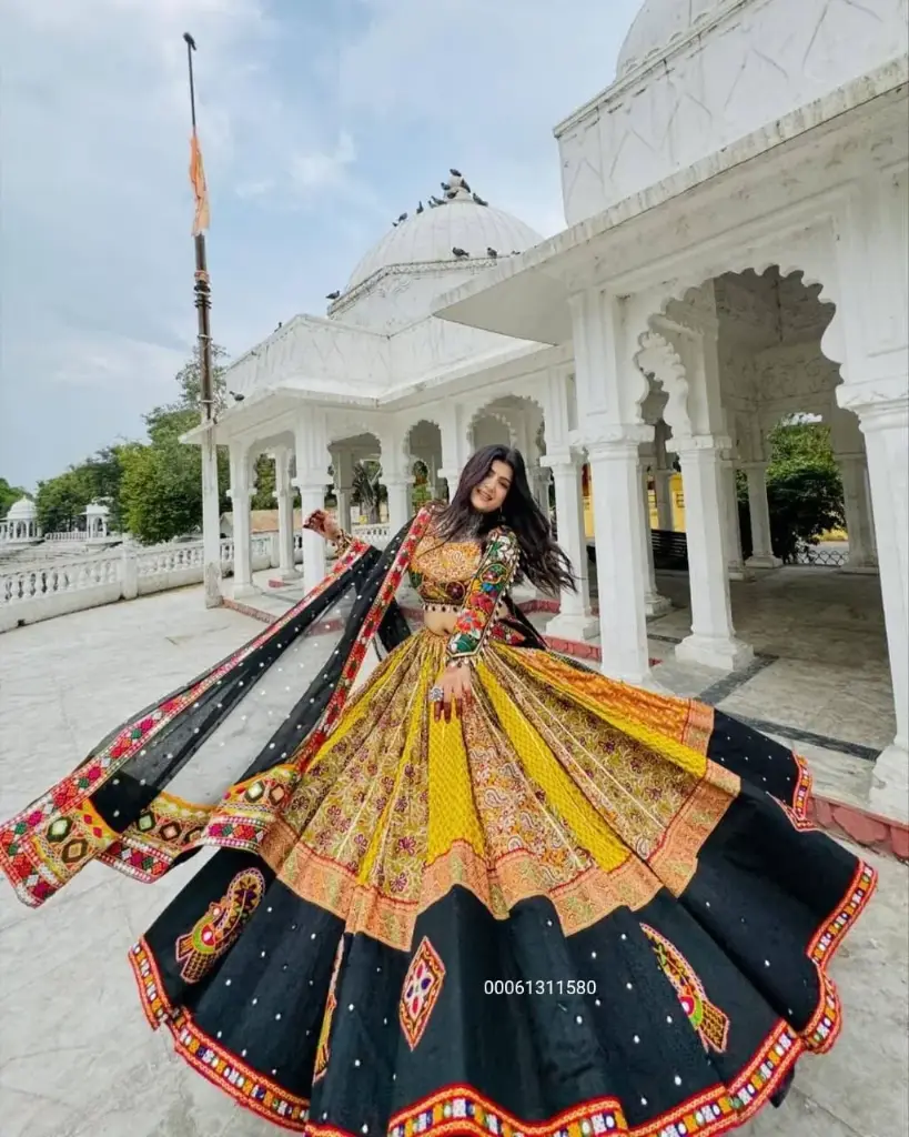 Heavy Muslin Cotton With Digital Print Navratri Special Designer Printed Lehenga Choli