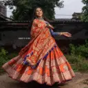 Heavy Butter Silk Designer Printed Lehenga Choli
