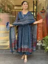 Ajrakh Taj Pure Cotton Long Kurti Suit