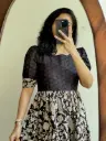 Western style Maslin cotton Frock for Woman