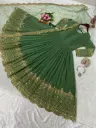 Designer Partywear Long Anarkali Gown with Dupatta 
