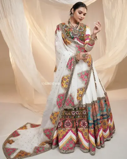 Soft Butter Silk Chaniya Choli with Dupatta