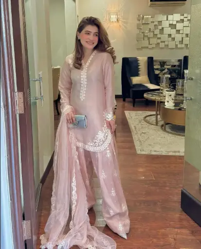 Trending Pure Natural Crepe Silk Farsi Shalwar Suit