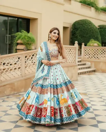 Heavy Muslin Cotton Navratri Special Chaniya Choli