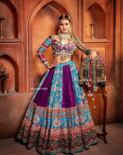 Heavy Muslin Cotton Navratri Chaniya Choli