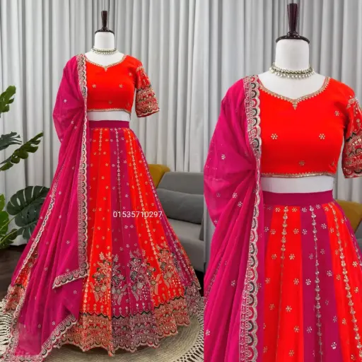Premium Designer Wear Readymade Wedding Lehenga choli