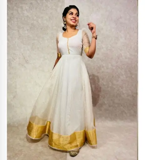 Trending Heavy Organza Long Frock